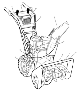 Part Location Diagram of 762179MA Briggs and Stratton DEC-SPEED PANEL